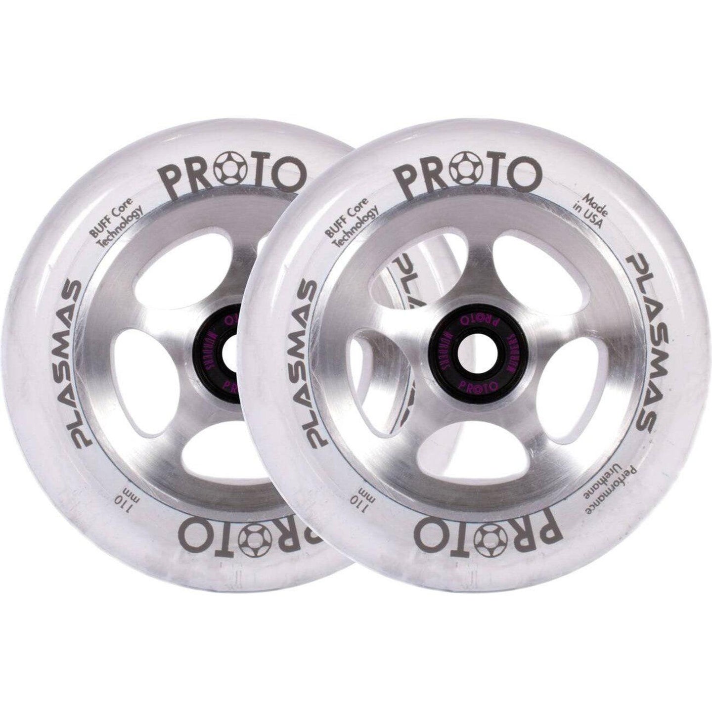 Proto Plasma Sparkcykel Hjul 2-Pak - Star Light-ScootWorld.se