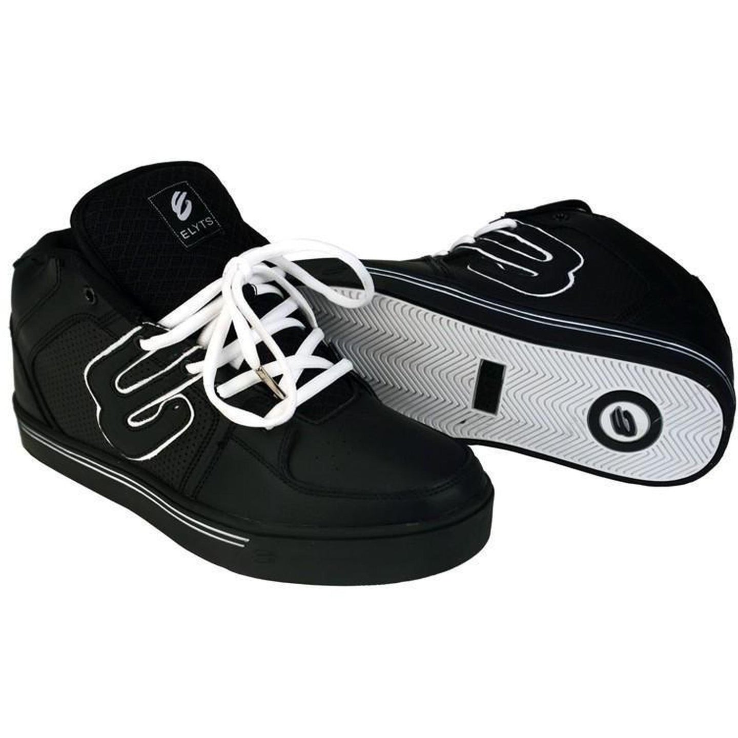 Elyts Mid Top 2 Nubuk Junior Skate Skor - Svart-ScootWorld.se