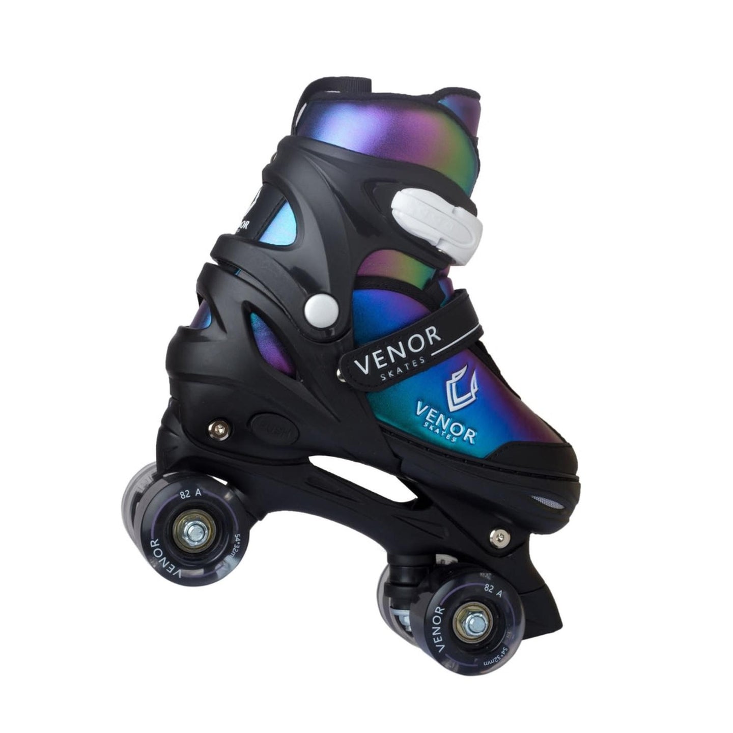 VENOR Ignite LED Side-By-Side Rullskridskor - Chameleon Rainbow-ScootWorld.se