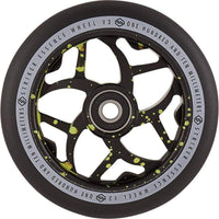 Striker Essence V3 Svart 110mm Sparkcykel Hjul - Splash Black/Green-ScootWorld.se