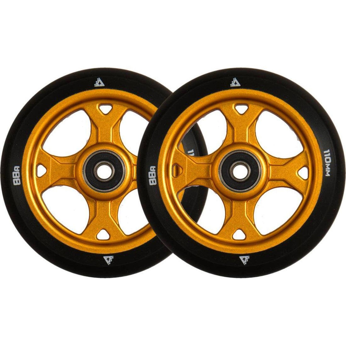 Trynyty Gothic Kickbike Hjul 2-Pak - Gold-ScootWorld.se