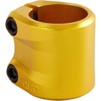Tilt Sculpted Double Sparkcykel Clamp - Gold-ScootWorld.se