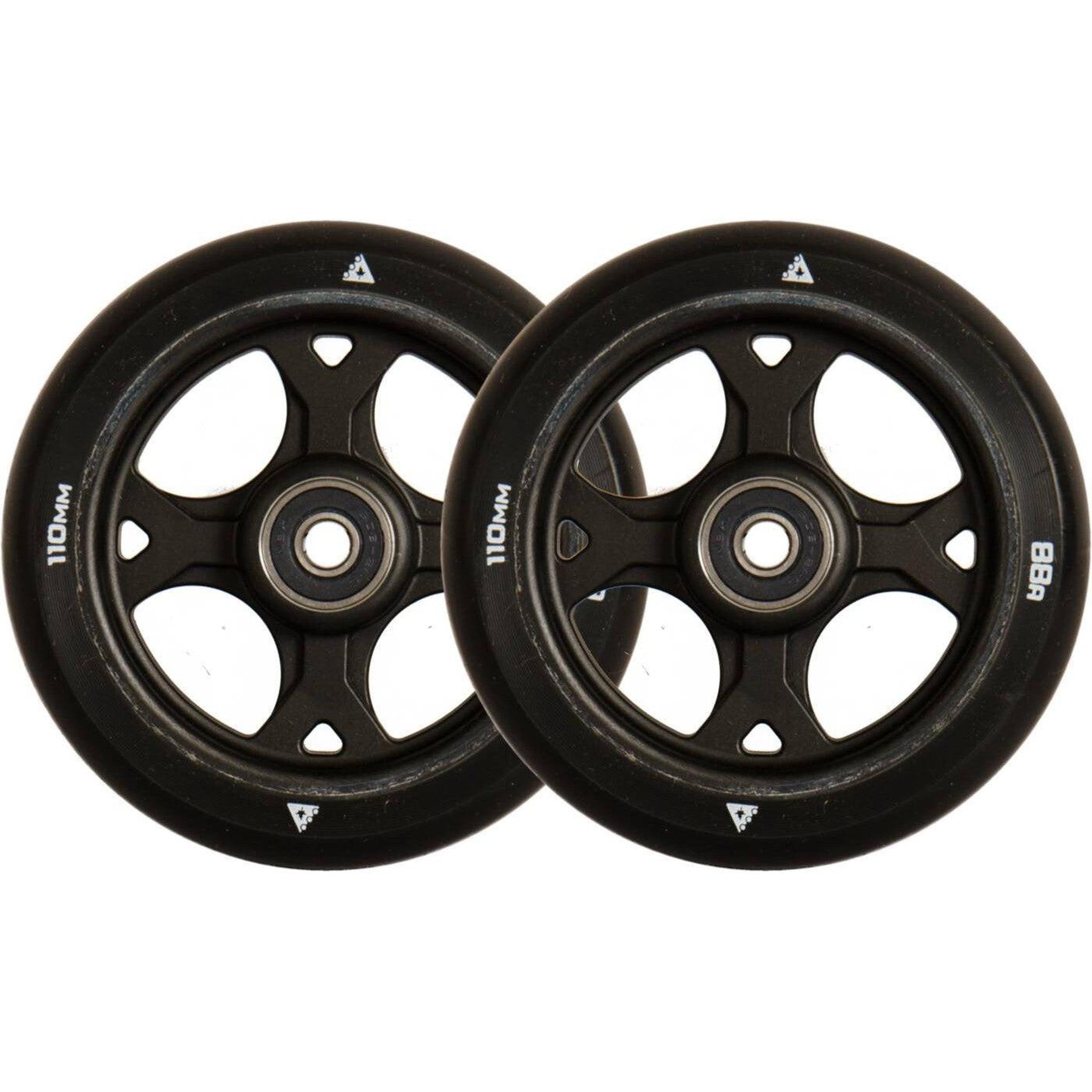 Trynyty Gothic Kickbike Hjul 2-Pak - Svart-ScootWorld.se