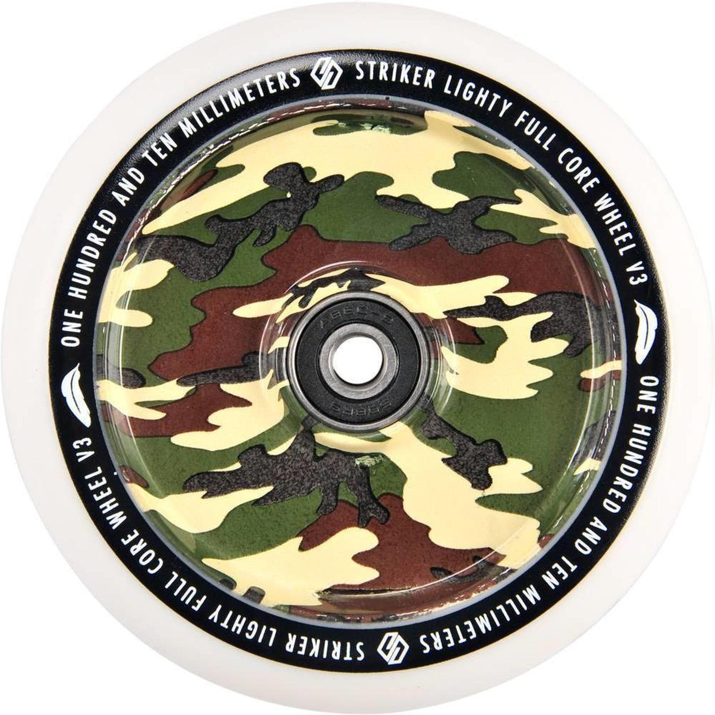 Striker Lighty Fullcore V3 Vit 110mm Sparkcykel Hjul - Camo-ScootWorld.se