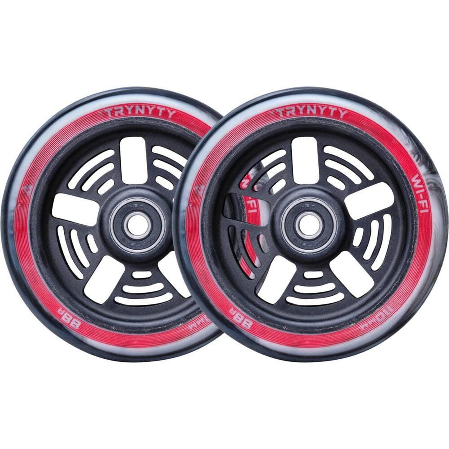 Trynyty Wi-Fi Kickbike Hjul 2-Pak - Svart-ScootWorld.se