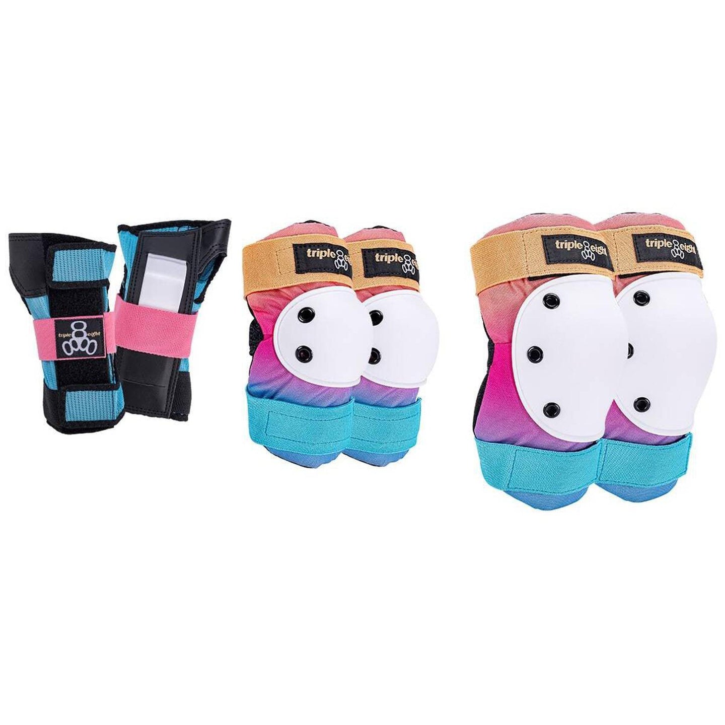 Triple Eight Skyddssats 3-pack - Sunset-ScootWorld.se