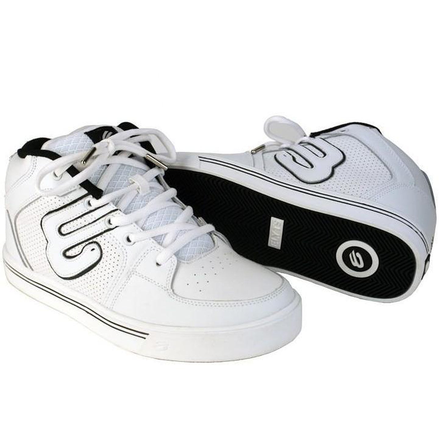 Elyts Mid Top 2 White Action Skate Sko - Vit-ScootWorld.se