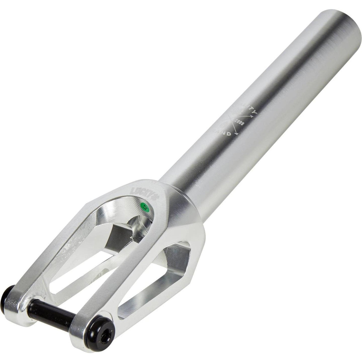 Lucky Huracan V2 SCS/HIC Sparkcykel Framgaffel - Polished-ScootWorld.se