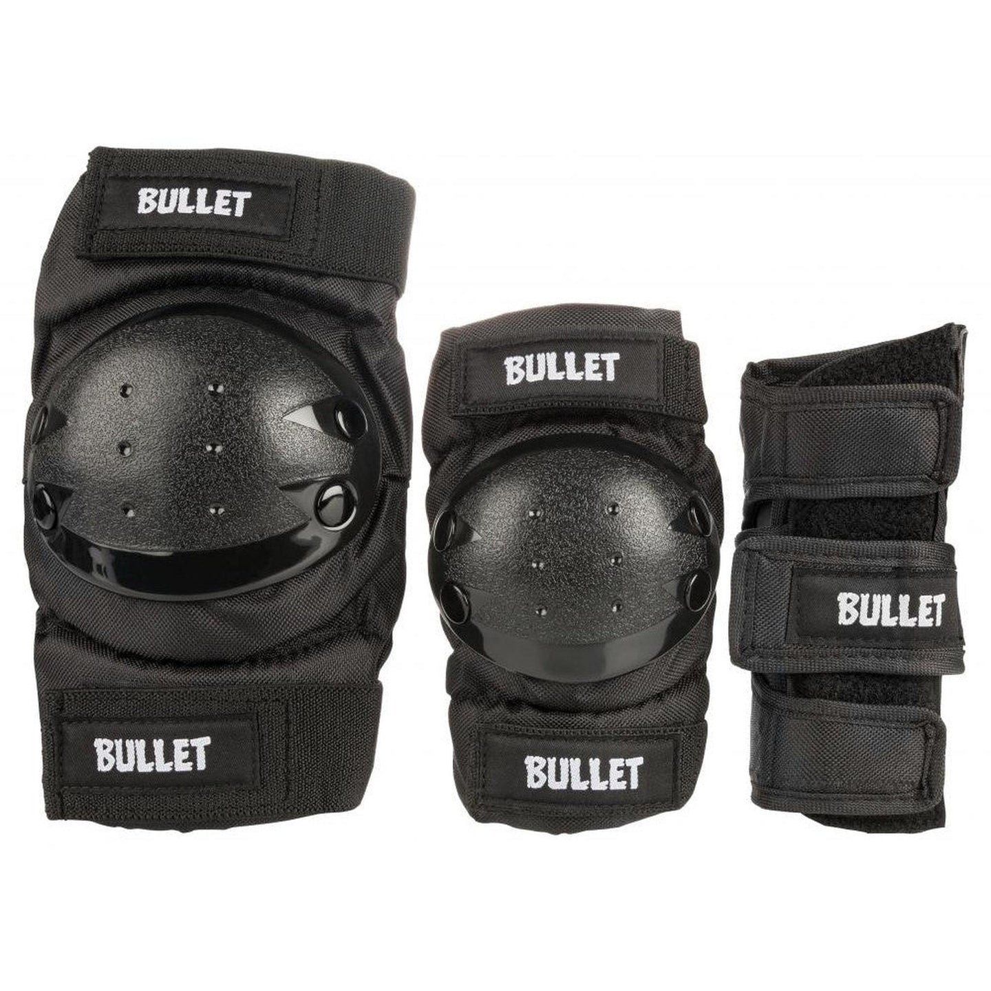 Bullet Junior Triple Padset Skyddsset - Svart-ScootWorld.se