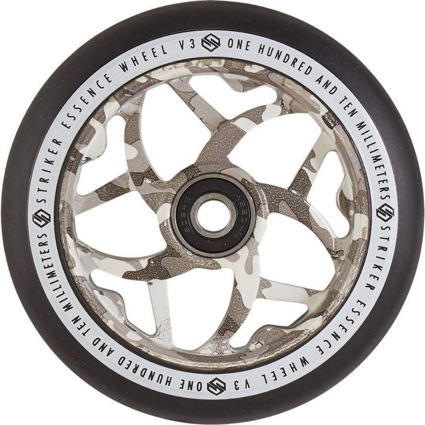 Striker Essence V3 Svart 110mm Sparkcykel Hjul - Snö Camo-ScootWorld.se