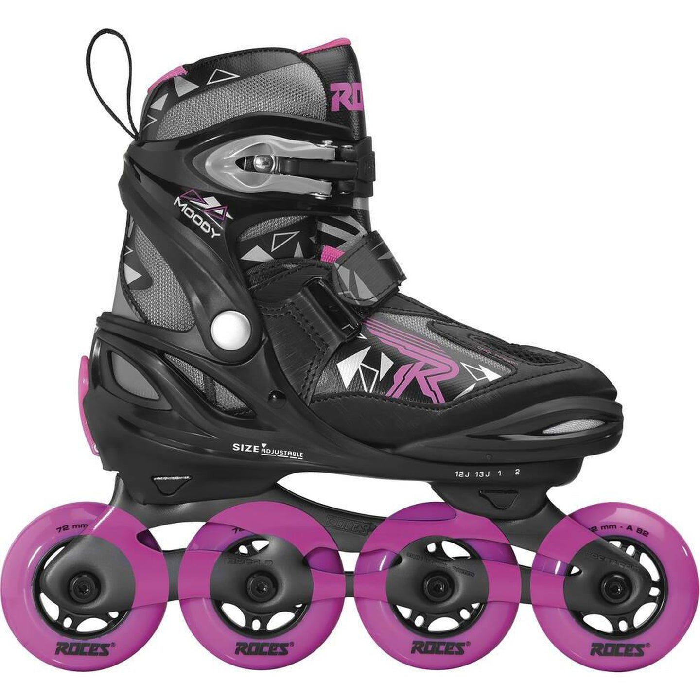 Roces Moody TIF Inlines Tjej - Svart-ScootWorld.se