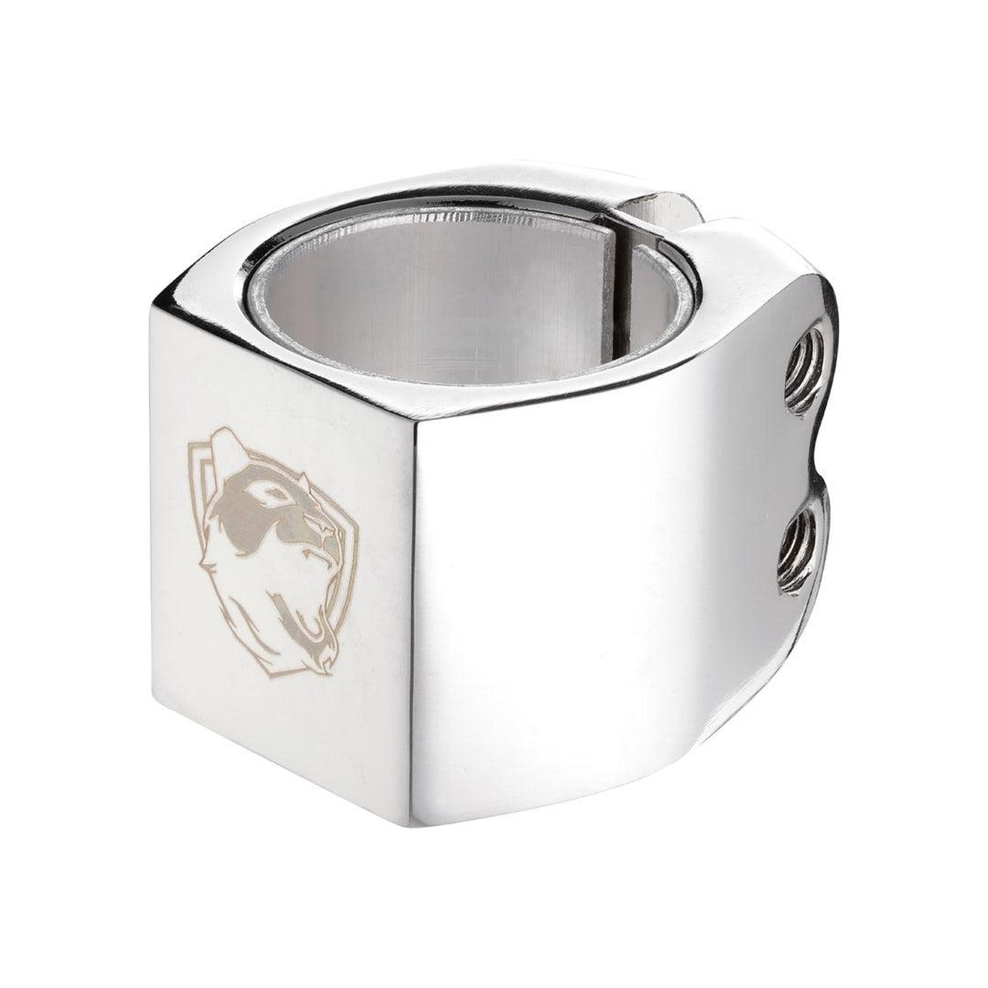 Panda Double V2 Kickbike Clamp - Chrome-ScootWorld.se
