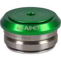 Apex Integrated Sparkcykel Headset - Green-Headsets till sparkcyklar-ScootWorld.se