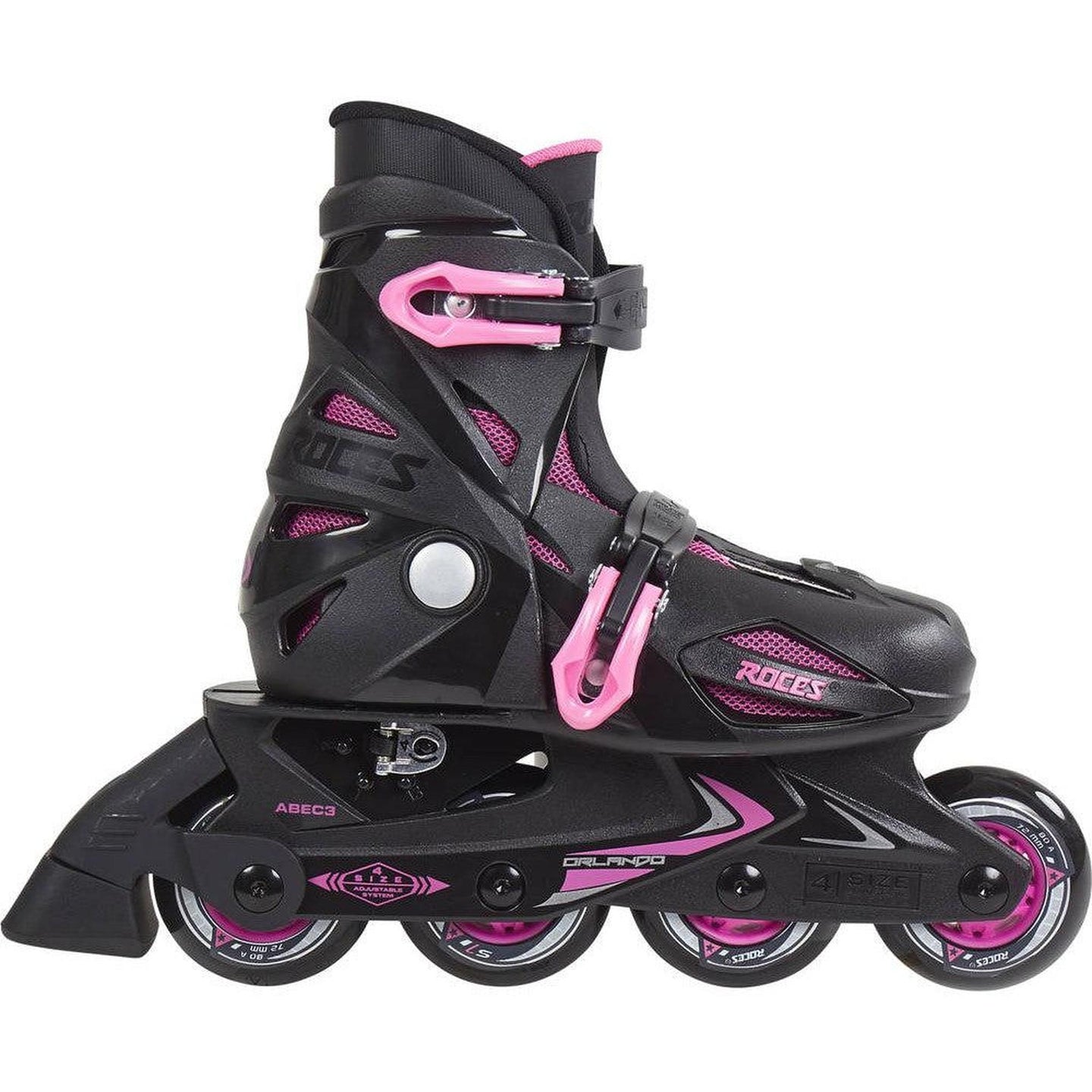 Roces Orlando || Inlines Tjej - Svart/Pink-ScootWorld.se