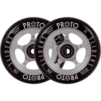 Proto Sliders Kickbile Hjul 2-Pak - Svart/Raw-ScootWorld.se