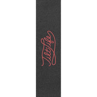 Tilt Capped Script Sparkcykel Griptape - Strawberry Coral-ScootWorld.se