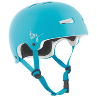 TSG Evolution Skate Hjälm - Satin Crystal Blue-ScootWorld.se