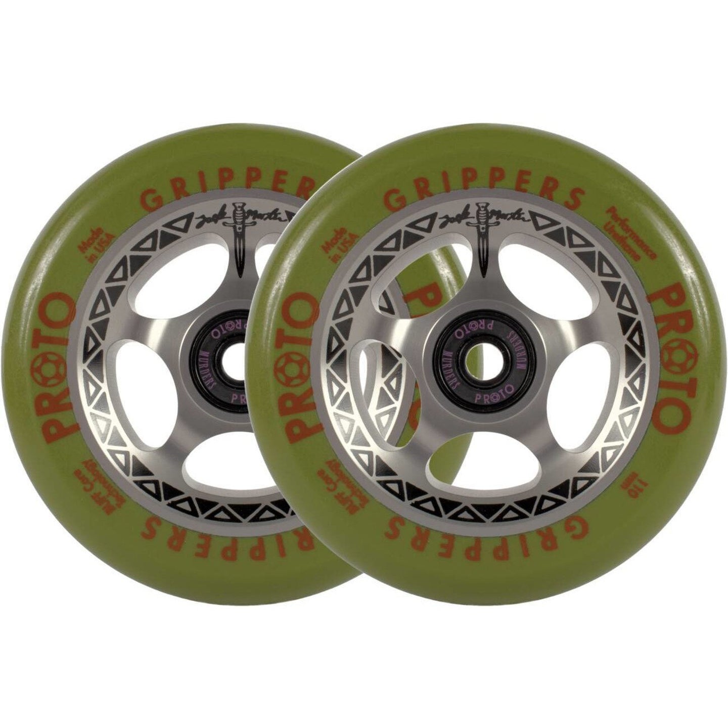 Proto Gripper Signature Sparkcykel Hjul 2-pak - Zack Martin-ScootWorld.se