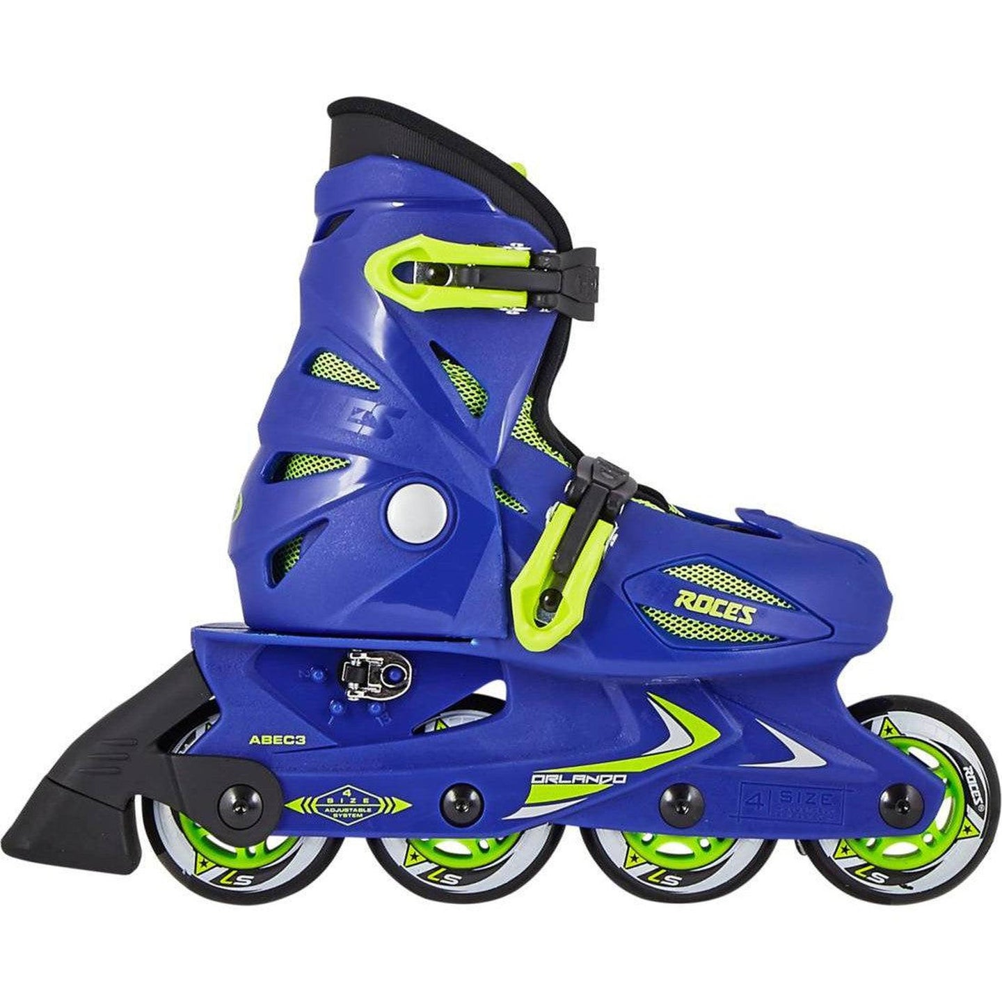 Roces Orlando || Inlines Tjej - Blå/Lime-ScootWorld.se