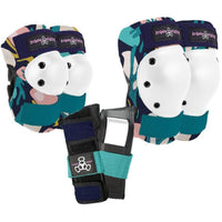 Triple Eight Skyddsset 3-Pak - Floral-ScootWorld.se