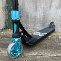 Striker Panda Deck Custom Build - Svart/Blå-ScootWorld.se