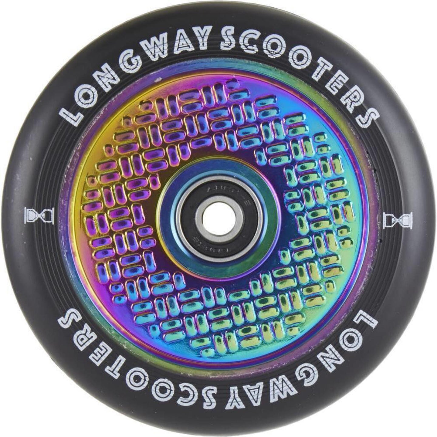 Longway FabuGrid Sparkcykel Hjul - Rainbow-ScootWorld.se