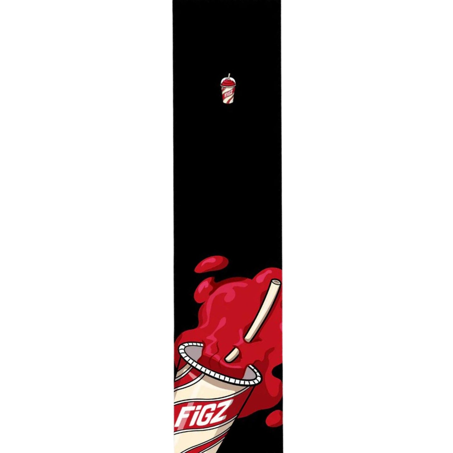 Figz XL Kickbike Griptape - White/Red Slurpee-ScootWorld.se