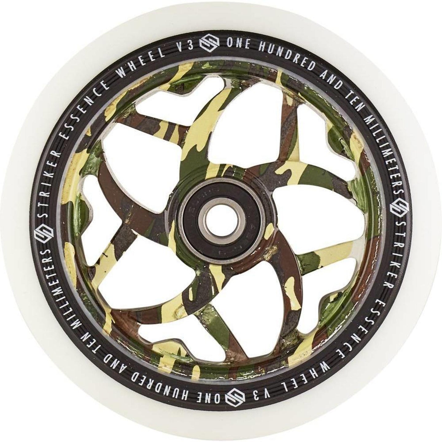 Striker Essence V3 Vit 110mm Sparkcykel Hjul - Camo-ScootWorld.se
