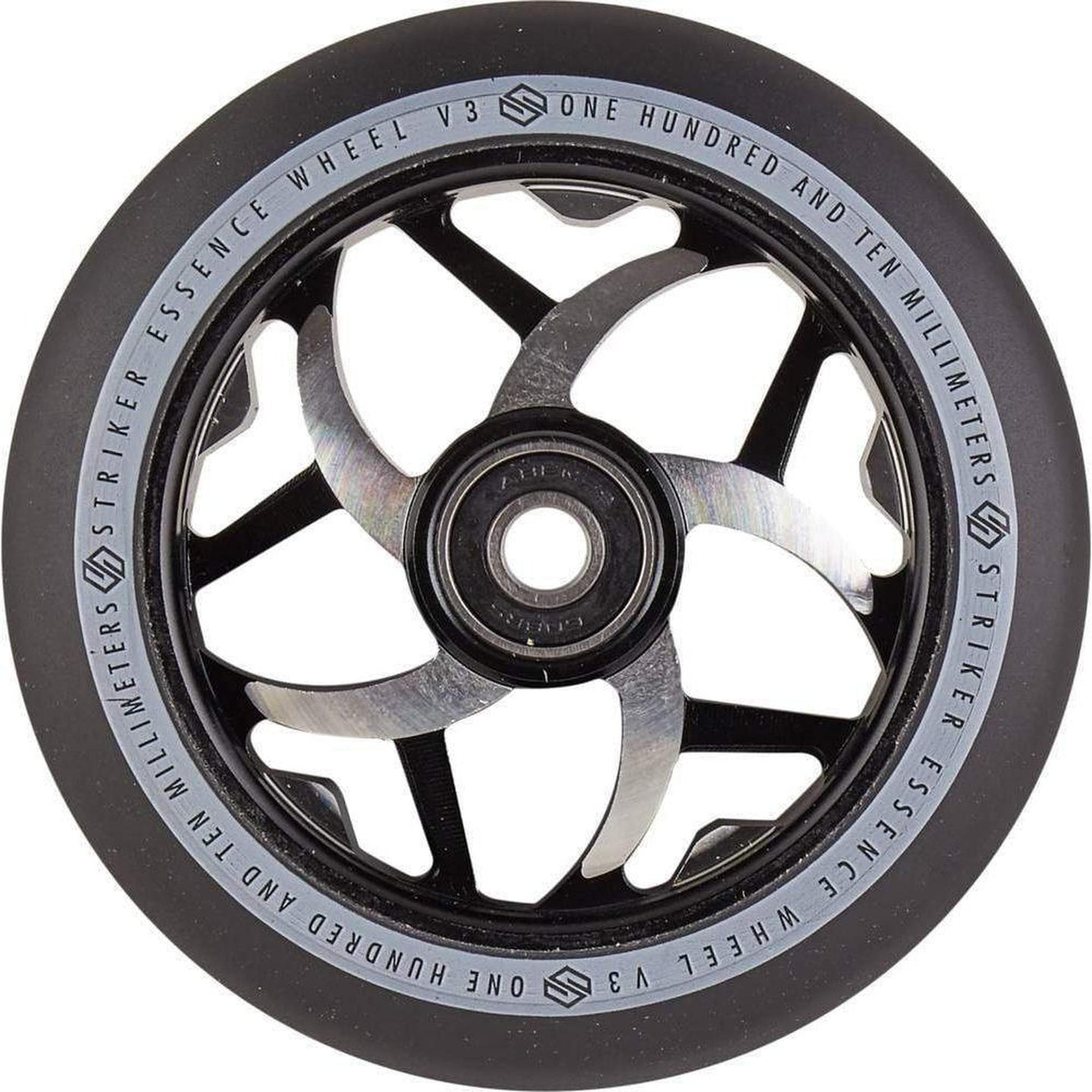 Striker Essence V3 Svart 110mm Sparkcykel Hjul - Svart-ScootWorld.se
