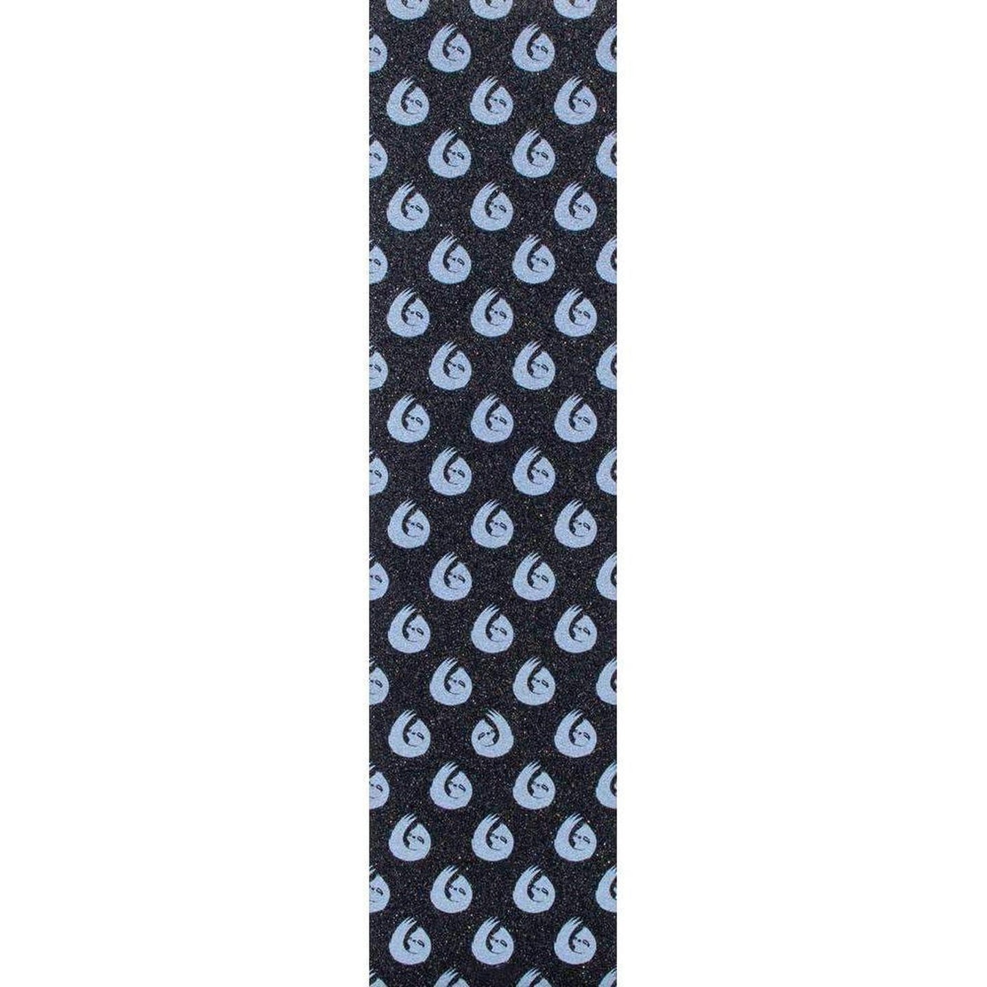 Hella Grip Sloth Dot Kickbike Griptape - White Sloths On Black-ScootWorld.se