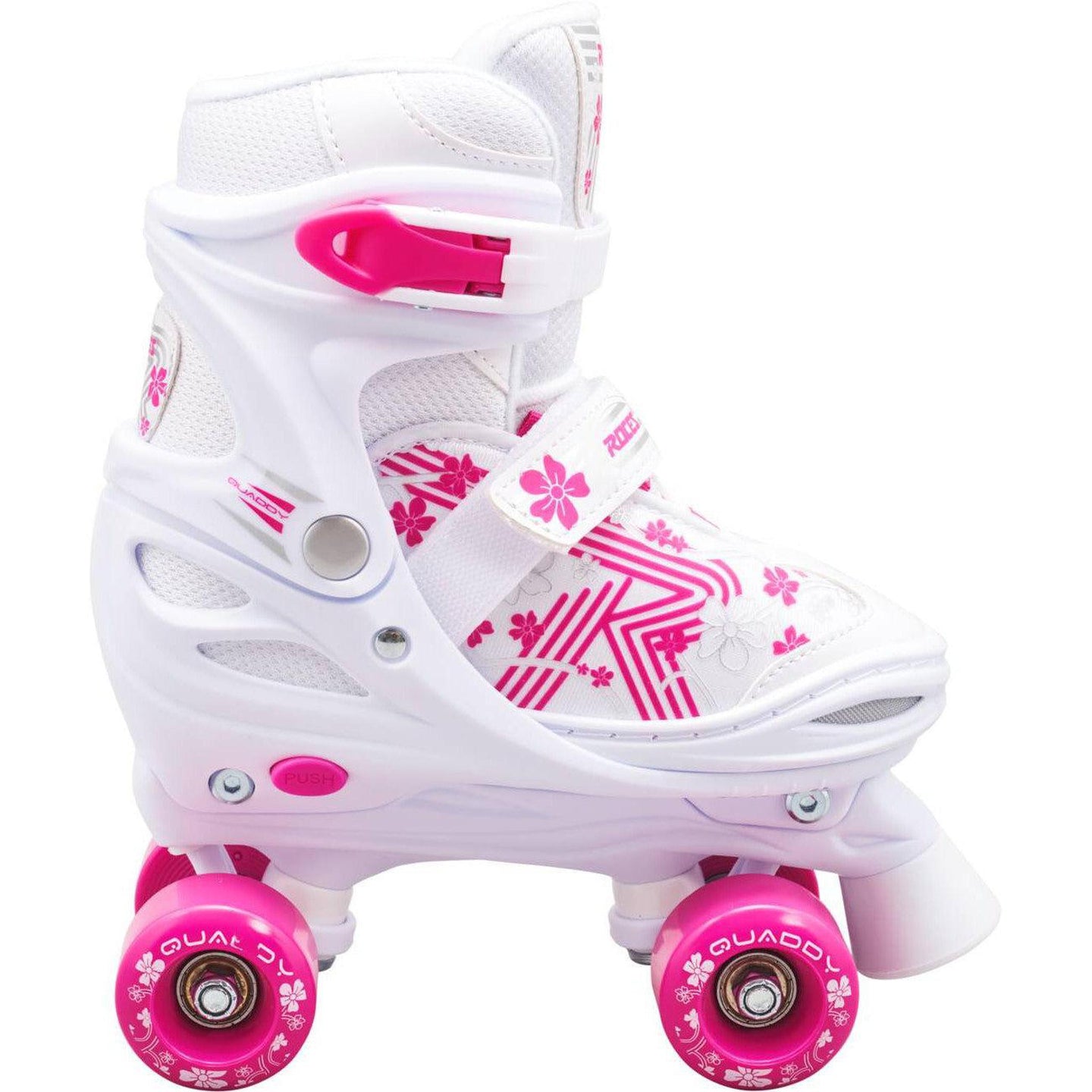 Roces Quaddy 3.0 Justerbar Rullskridskor Barn - Vit-ScootWorld.se