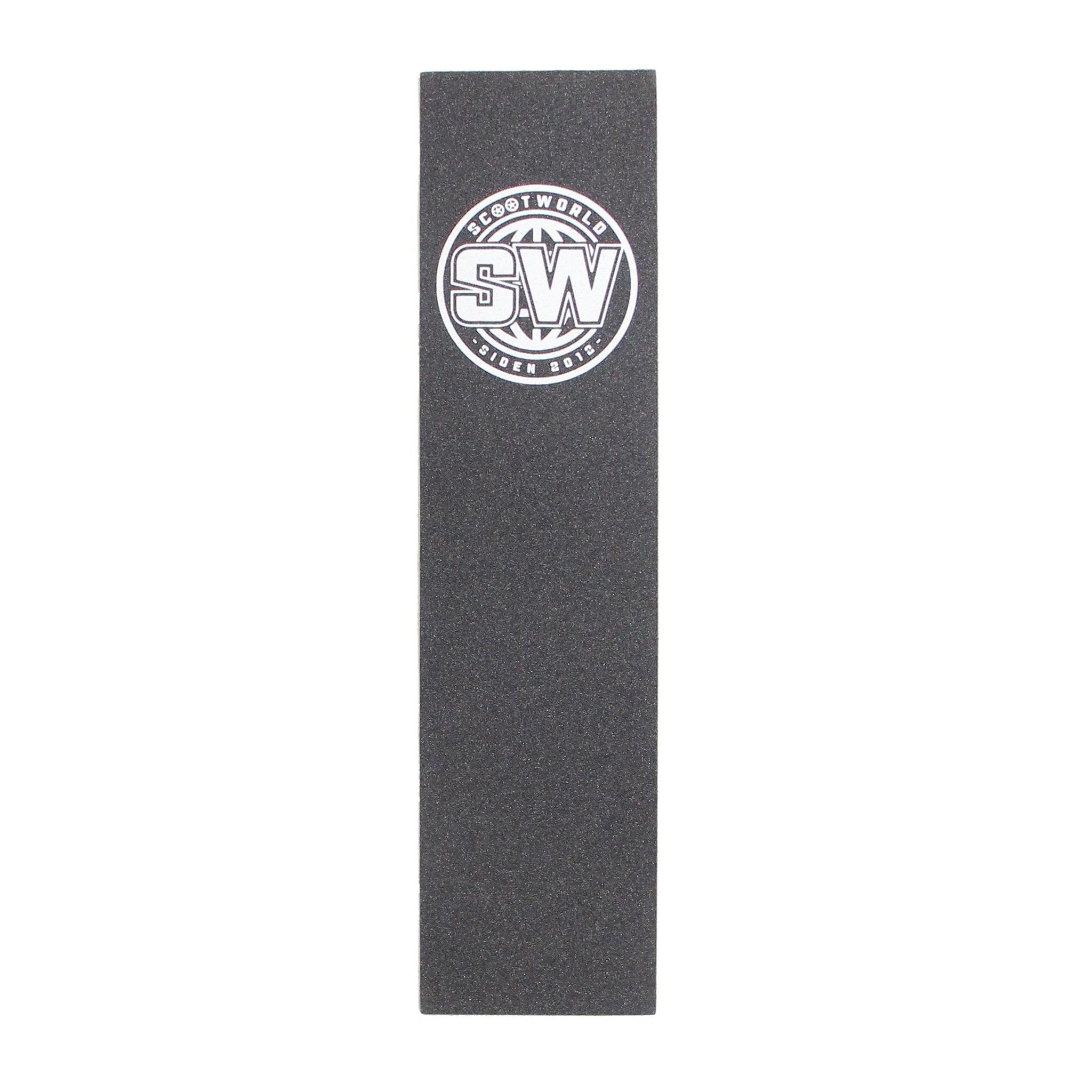 ScootWorld SW Logo Kickbike Griptape - Vit-ScootWorld.se