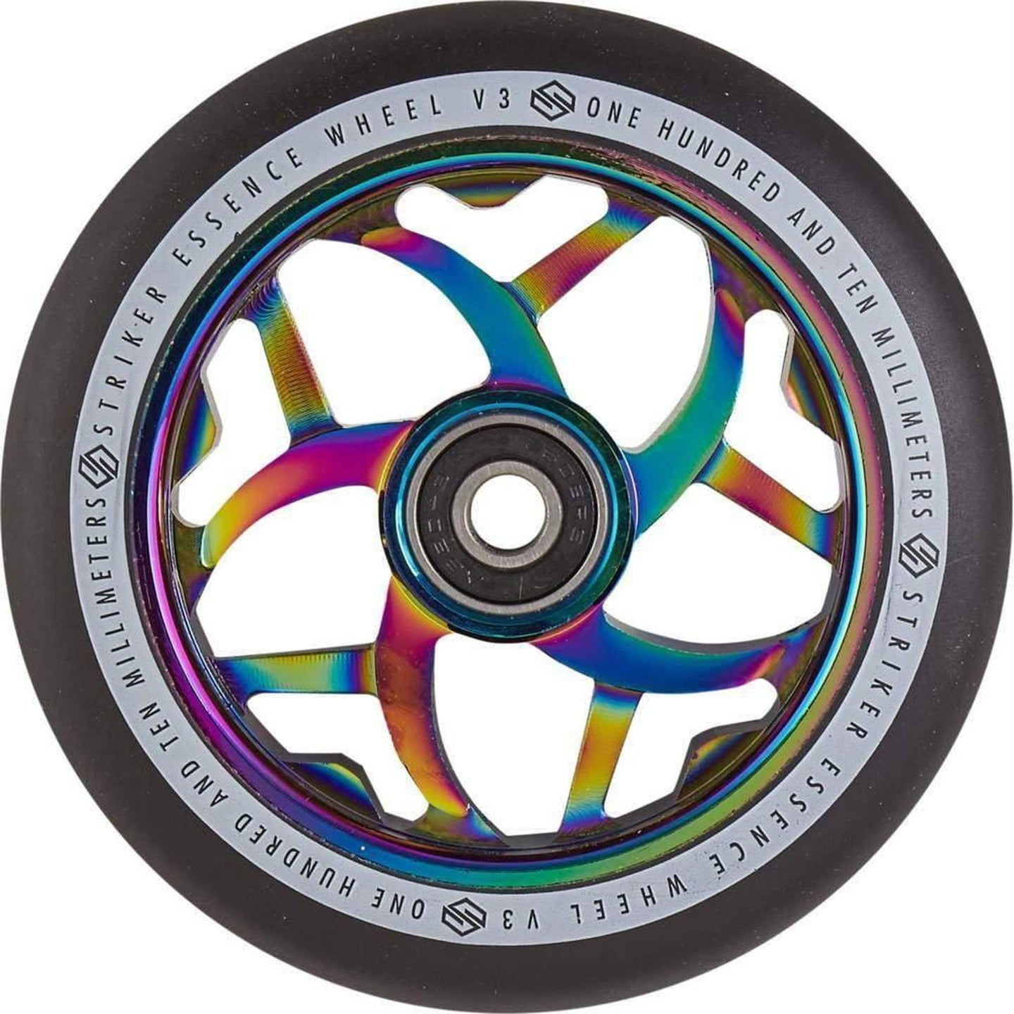 Striker Essence V3 Svart 110mm Sparkcykel Hjul - Rainbow-ScootWorld.se