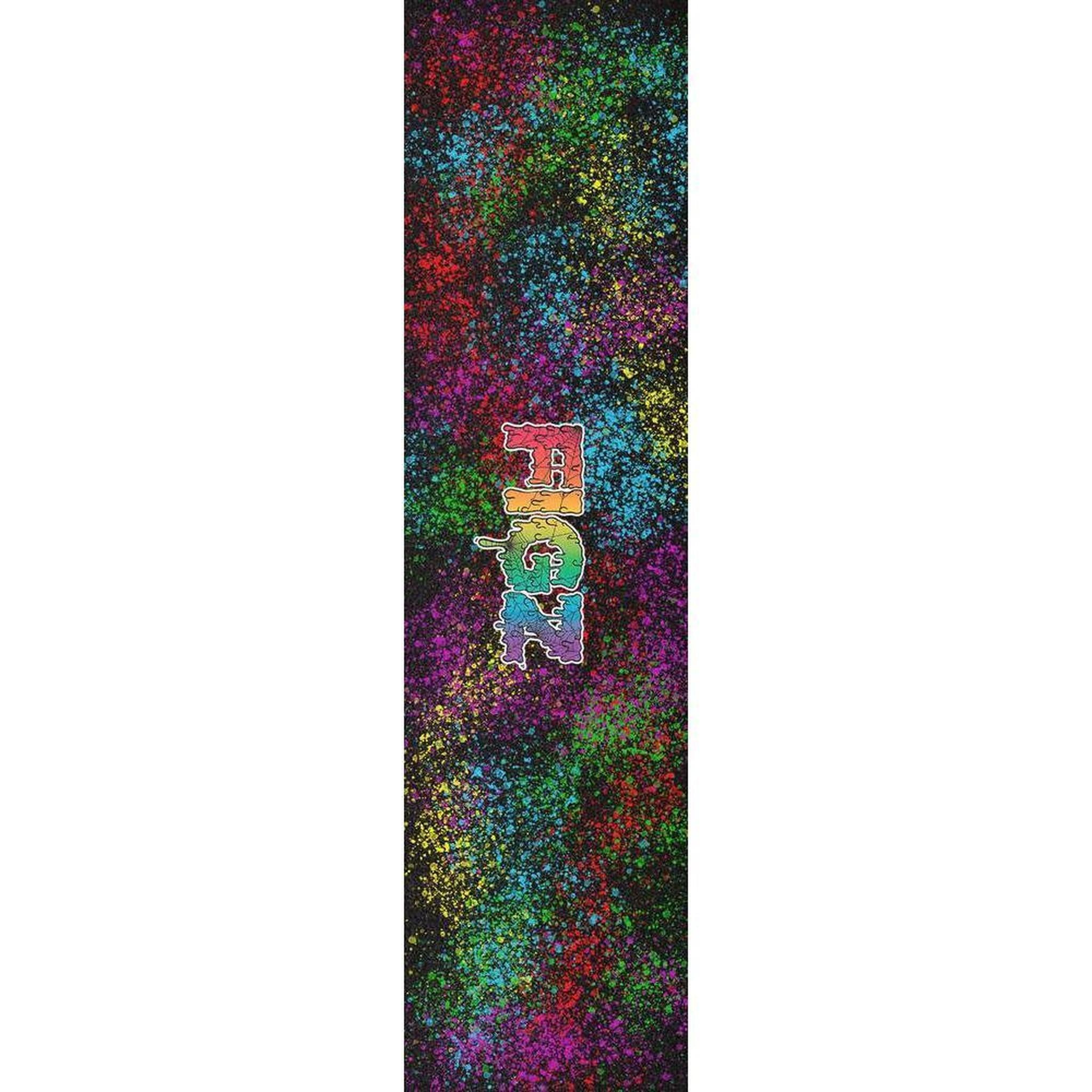 Figz XL Kickbike Griptape - Rainbow Drip-ScootWorld.se