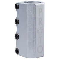 Proto Full Knuckle V2 SCS Kickbike Clamp - Silver-ScootWorld.se