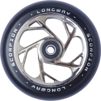 Longway Scorpion Kickbike Hjul - Chrome-ScootWorld.se
