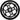 Lucky Quatro Sparkcykel Hjul - Svart-ScootWorld.se