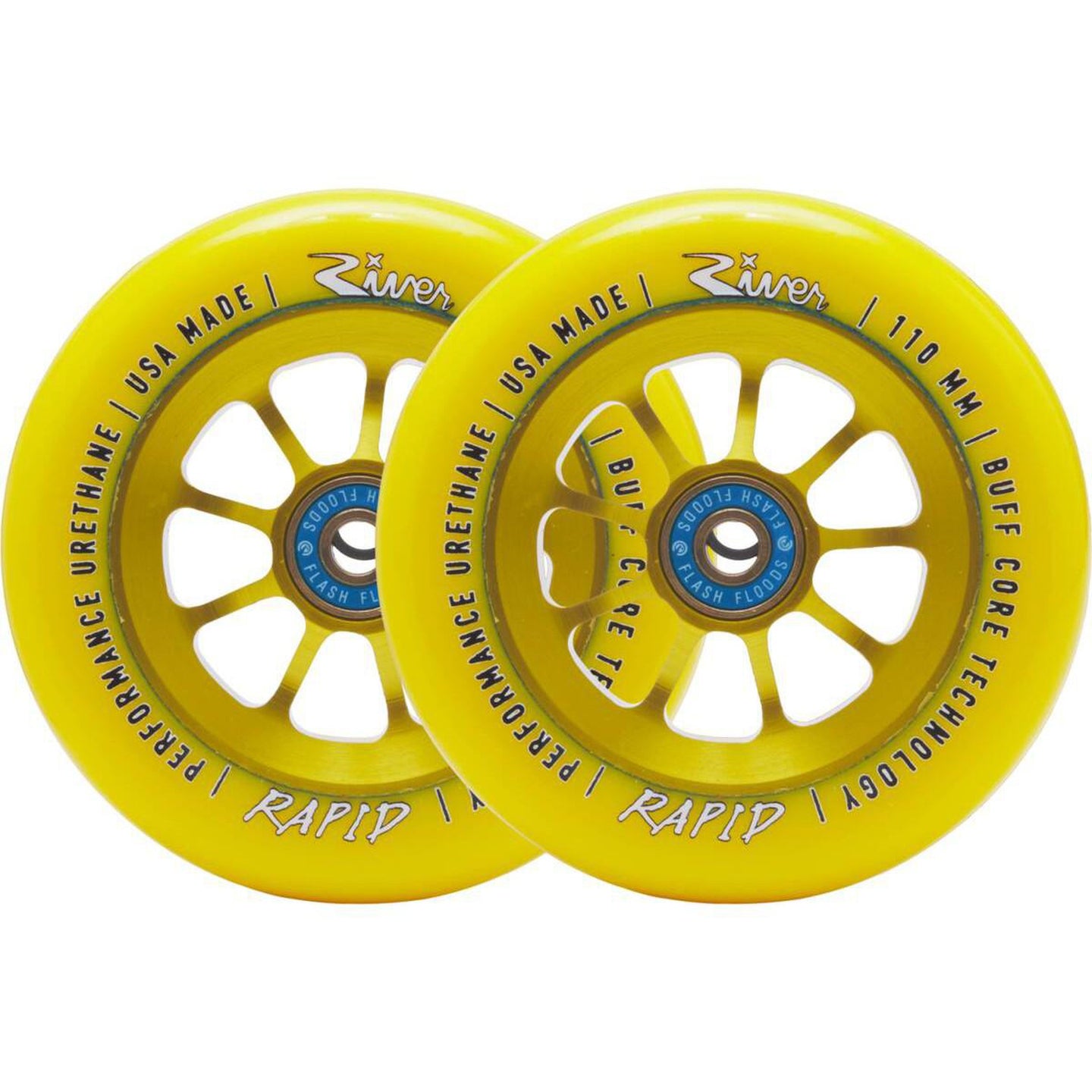 River Naturals Rapid Sparkcykel Hjul 2-Pak - Sunrise-ScootWorld.se