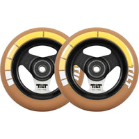 Tilt Stage I Kickbike Hjul 2-Pak - Gold Stripe-Hjul till sparkcyklar-ScootWorld.se