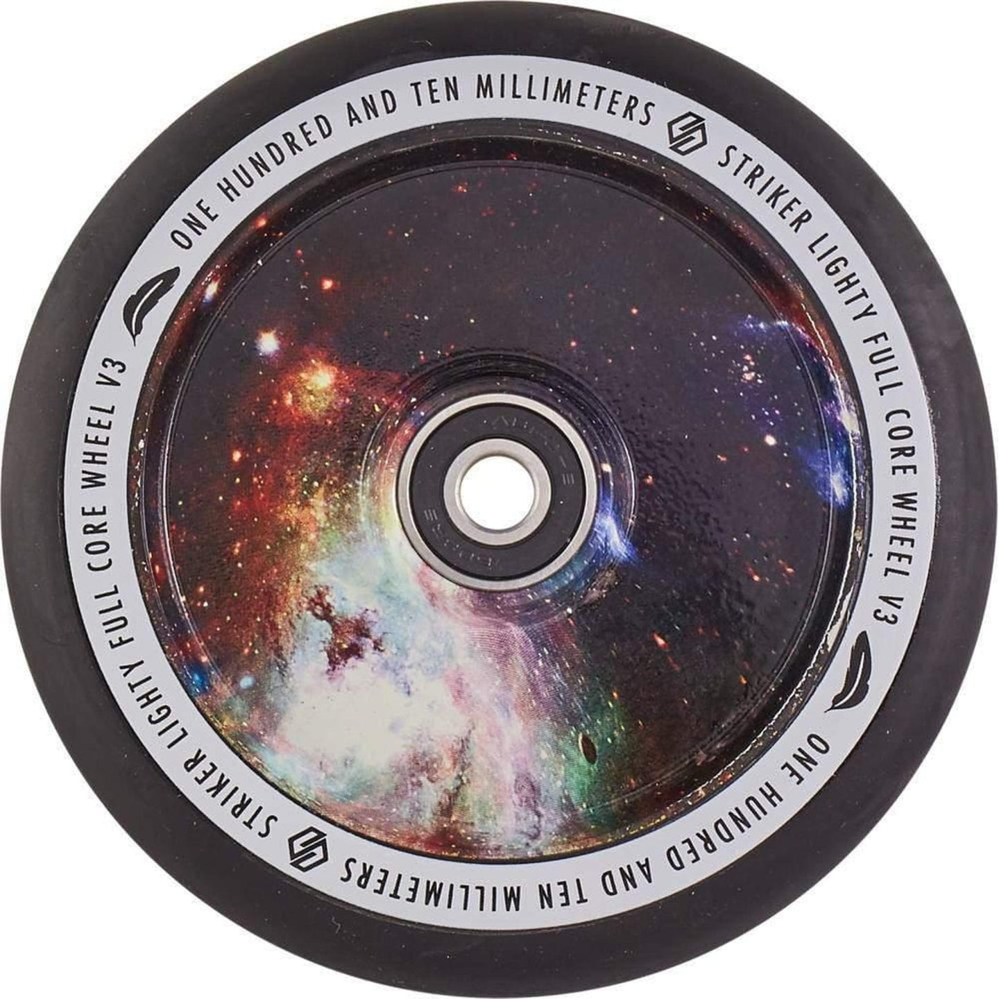 Striker Lighty Fullcore V3 Svart 110mm Sparkcykel Hjul - Galaxy Mix-ScootWorld.se