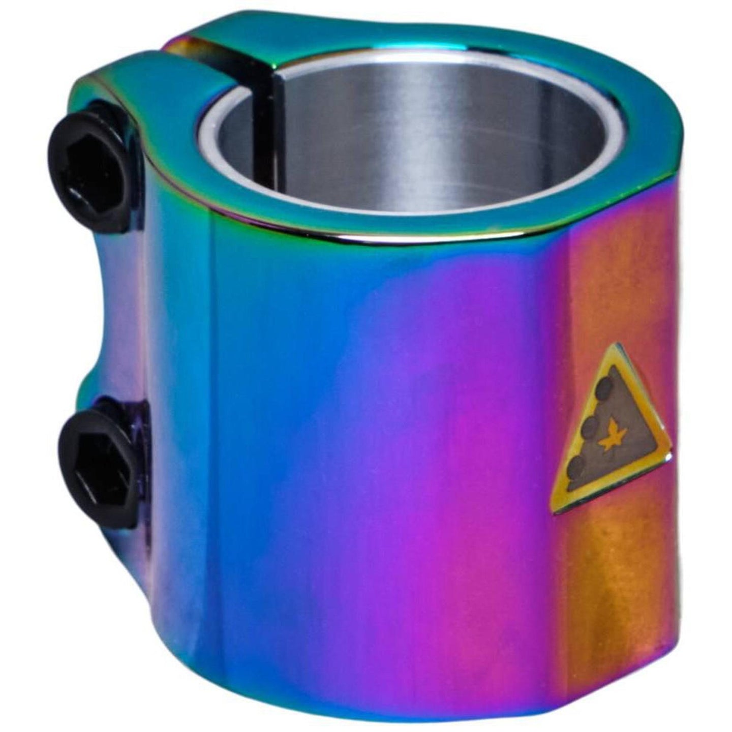 Trynyty Simple Double Kickbike Clamp - Oil Slick-ScootWorld.se