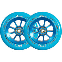 River Glide Sapphire Kickbike Hjul 2-Pak - Blå-ScootWorld.se