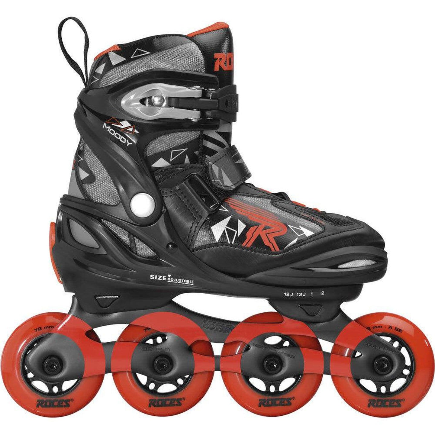 Roces Moody TIF Inliners Barn - Black/Sport Red-ScootWorld.se