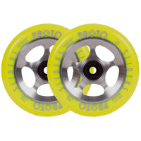 Proto Sliders Starbright Kickbike Hjul 2-Pak - Yellow On Raw-ScootWorld.se