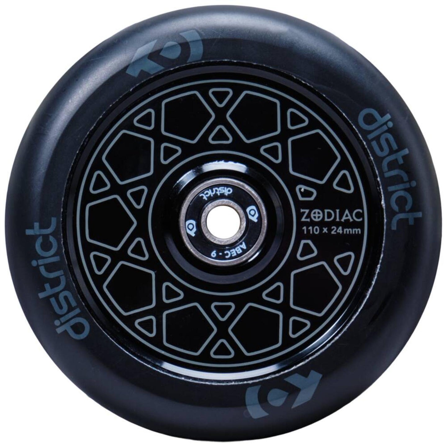 District Zodiac Kickbike Hjul - Svart-ScootWorld.se