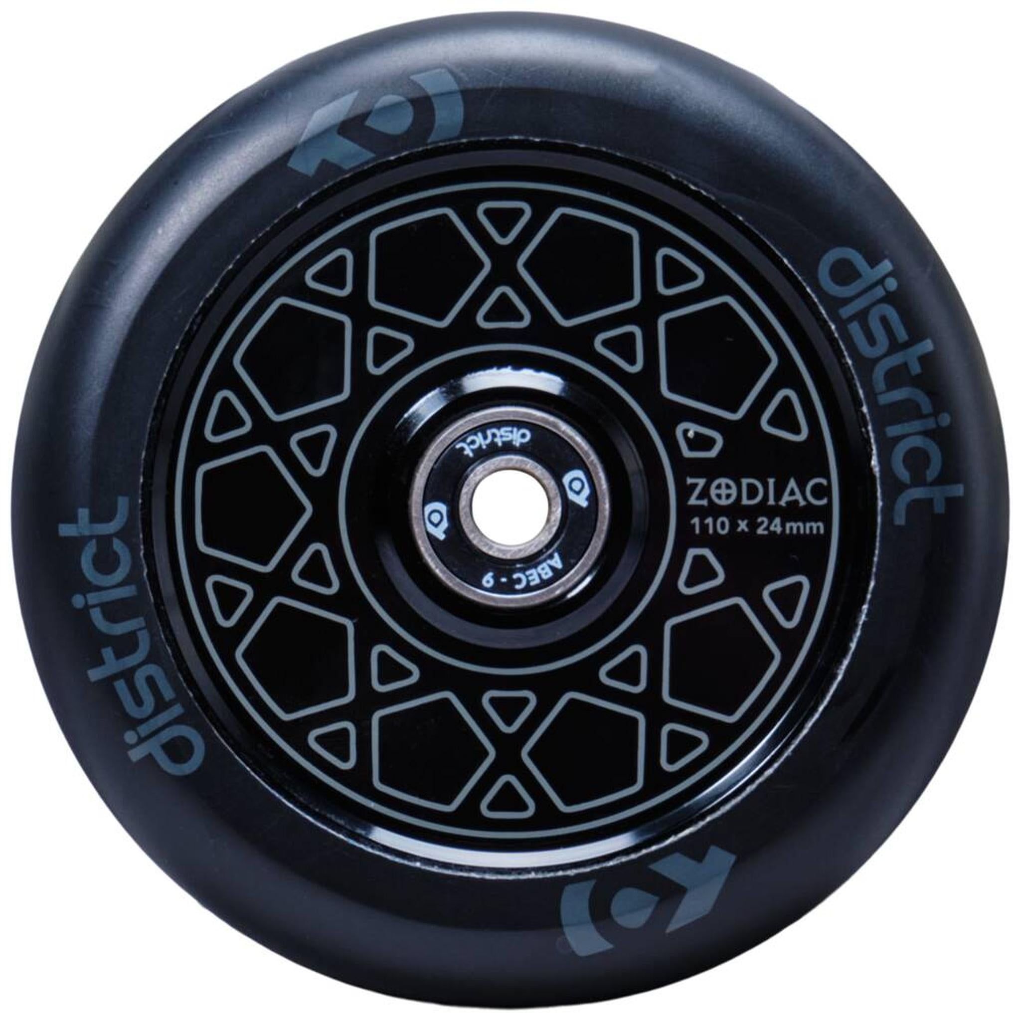 District Zodiac Kickbike Hjul - Svart-ScootWorld.se