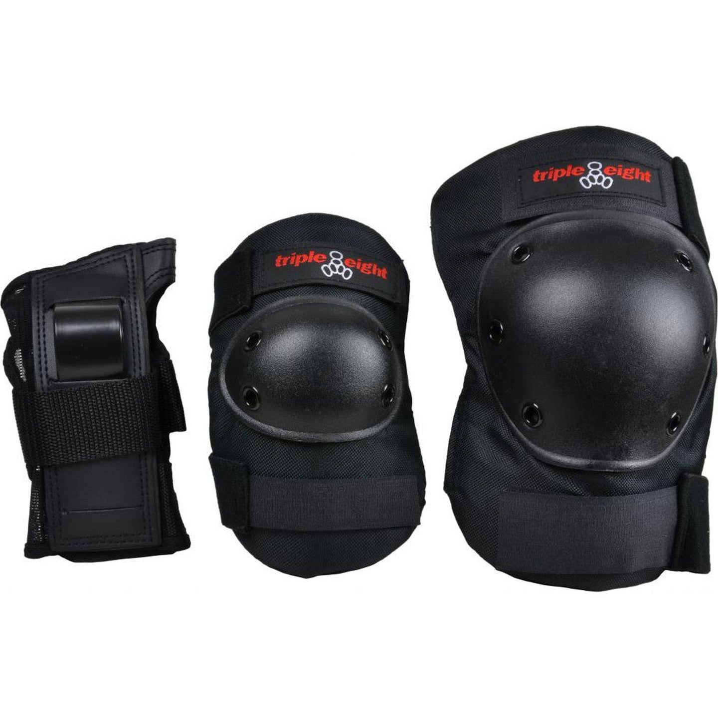 Triple Eight Skyddssats 3-pack - Svart-ScootWorld.se