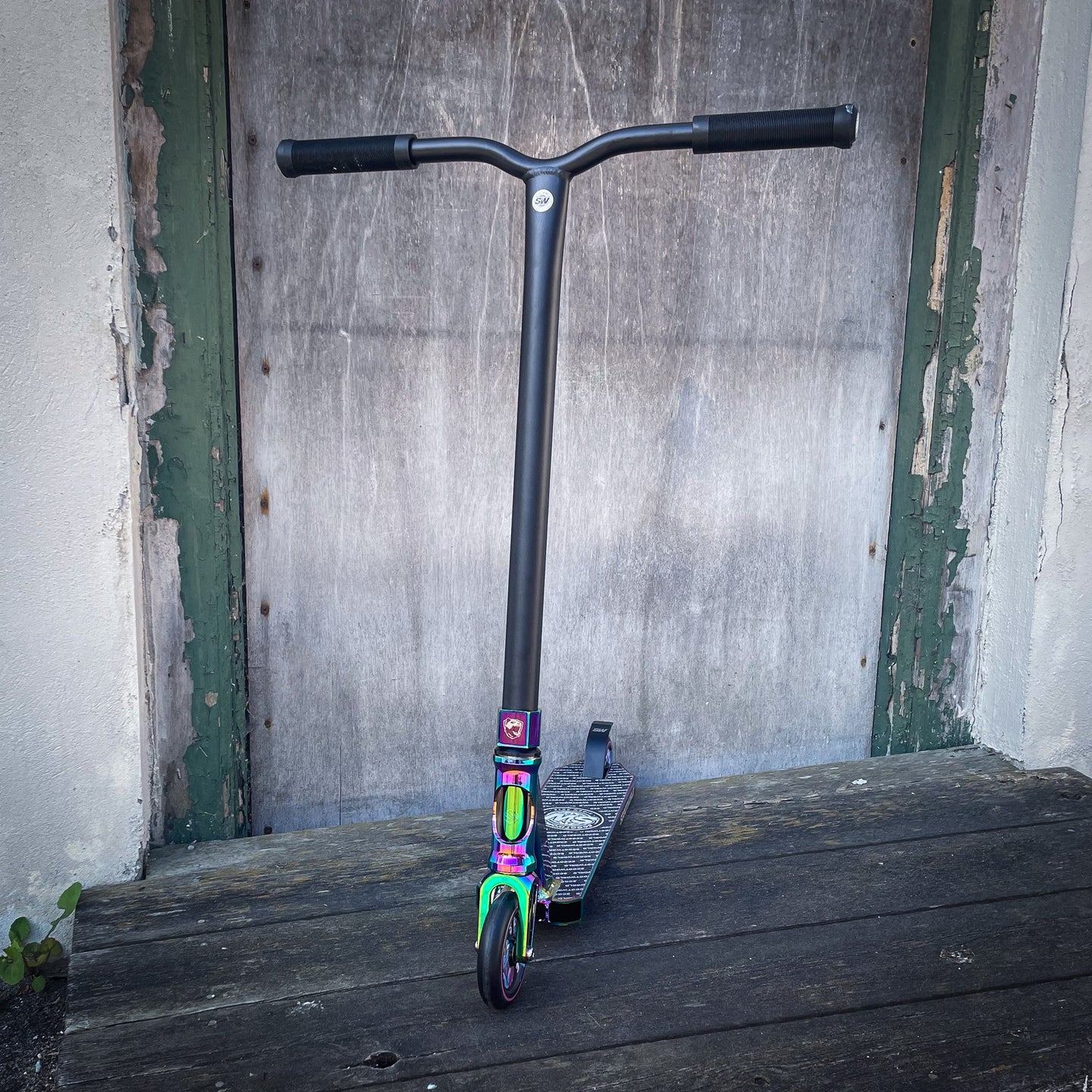 ScootWorld Rainbow Custom Build Trick Sparkcykel - Svart/Rainbow-ScootWorld.se