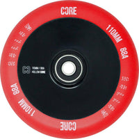 CORE Hollowcore V2 Kickbike Hjul - Röd/Svart-ScootWorld.se