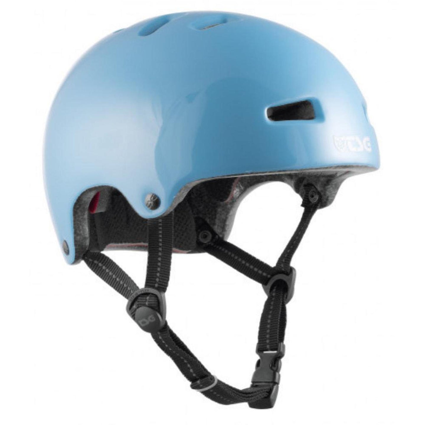 TSG Nipper Mini Skate Hjälm - Gloss Baby Blue-ScootWorld.se
